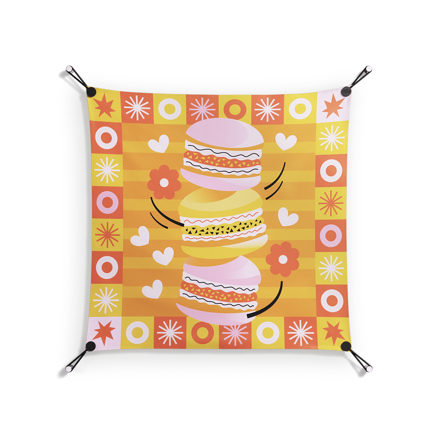 Cake - Work On Wall - Heather Zhou - Silver - 70 x 70 cm