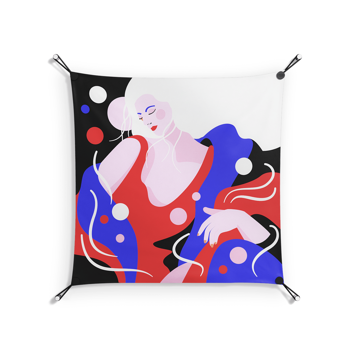 Dream - Work On Wall - Heather Zhou - Orange - 70 x 70 cm