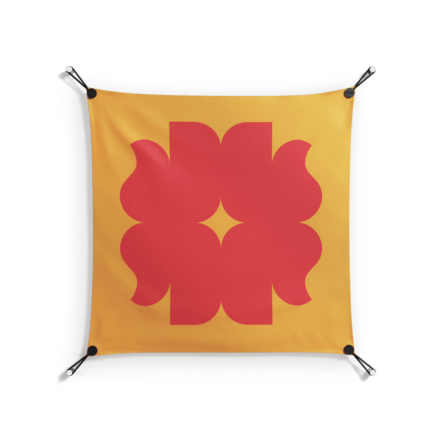 Phonix - Work On Wall - Linus Lohoff - Orange - 70 x 70 cm