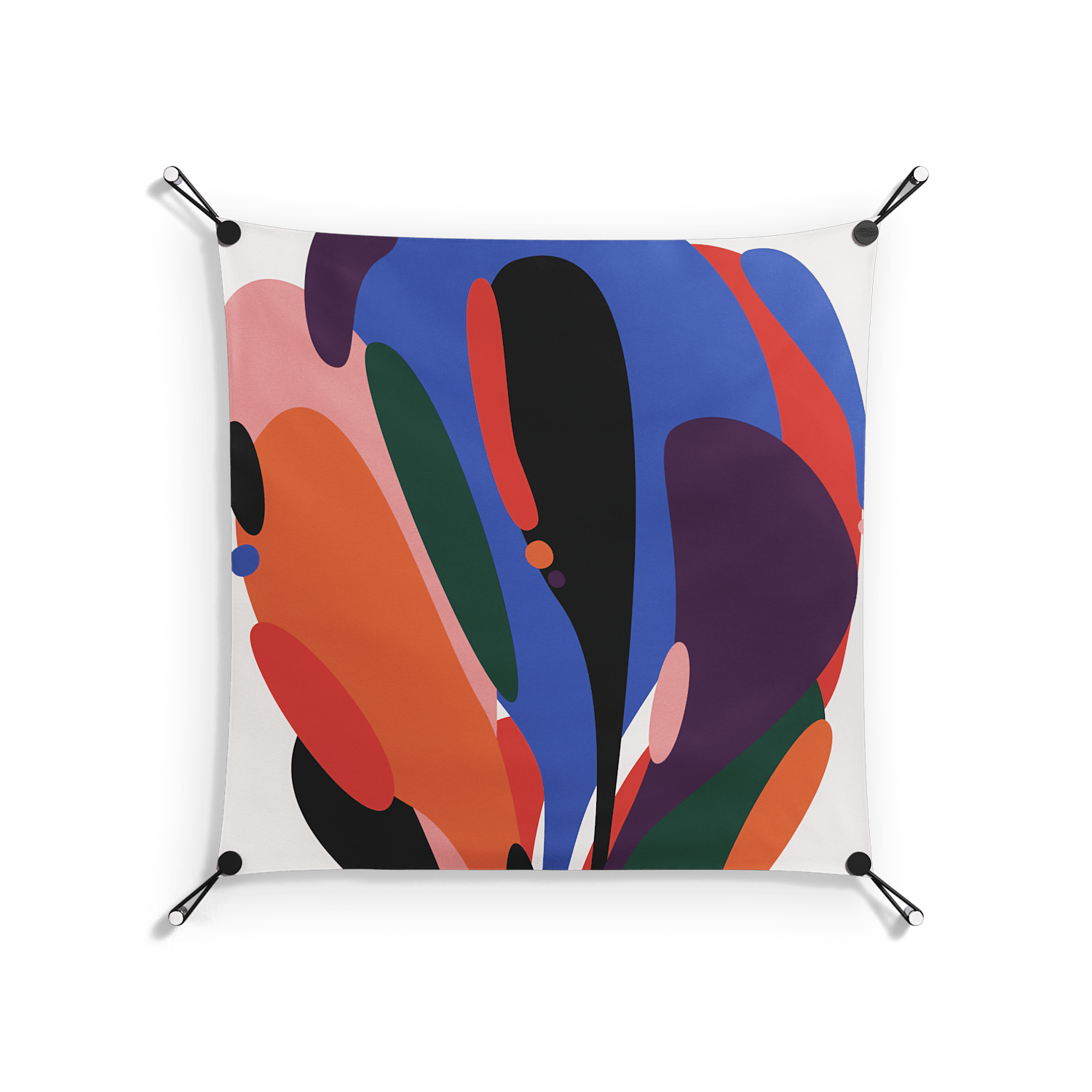 Balloons - Work On Wall - Vratislav Pecka - Black - 70 x 70 cm