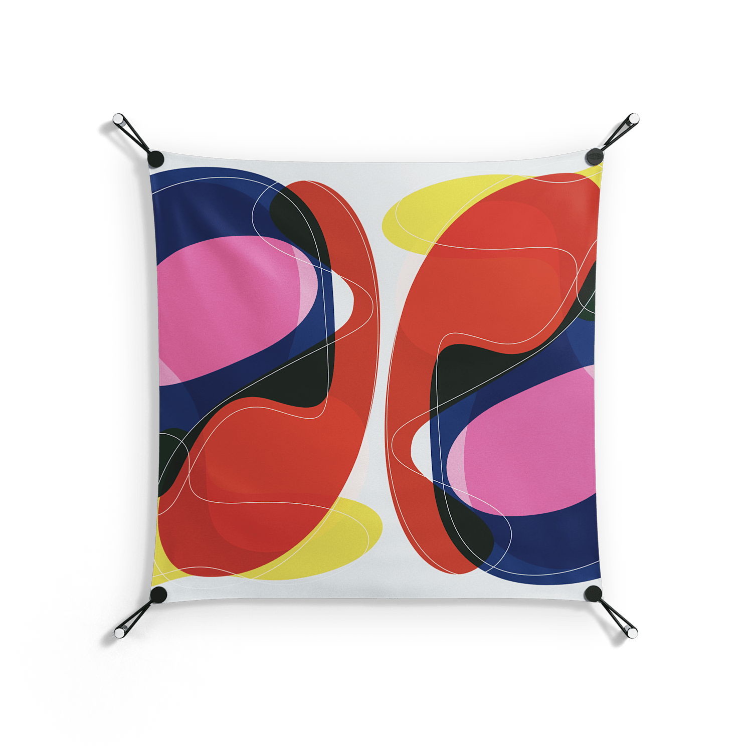 Blends - Work On Wall - Vratislav Pecka - Black - 70 x 70 cm