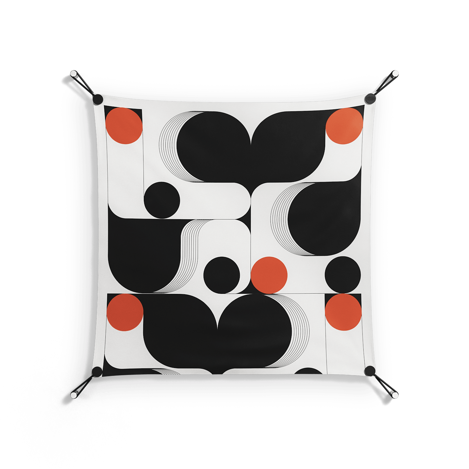 Conserto2 - Work On Wall - Vratislav Pecka - Black - 70 x 70 cm