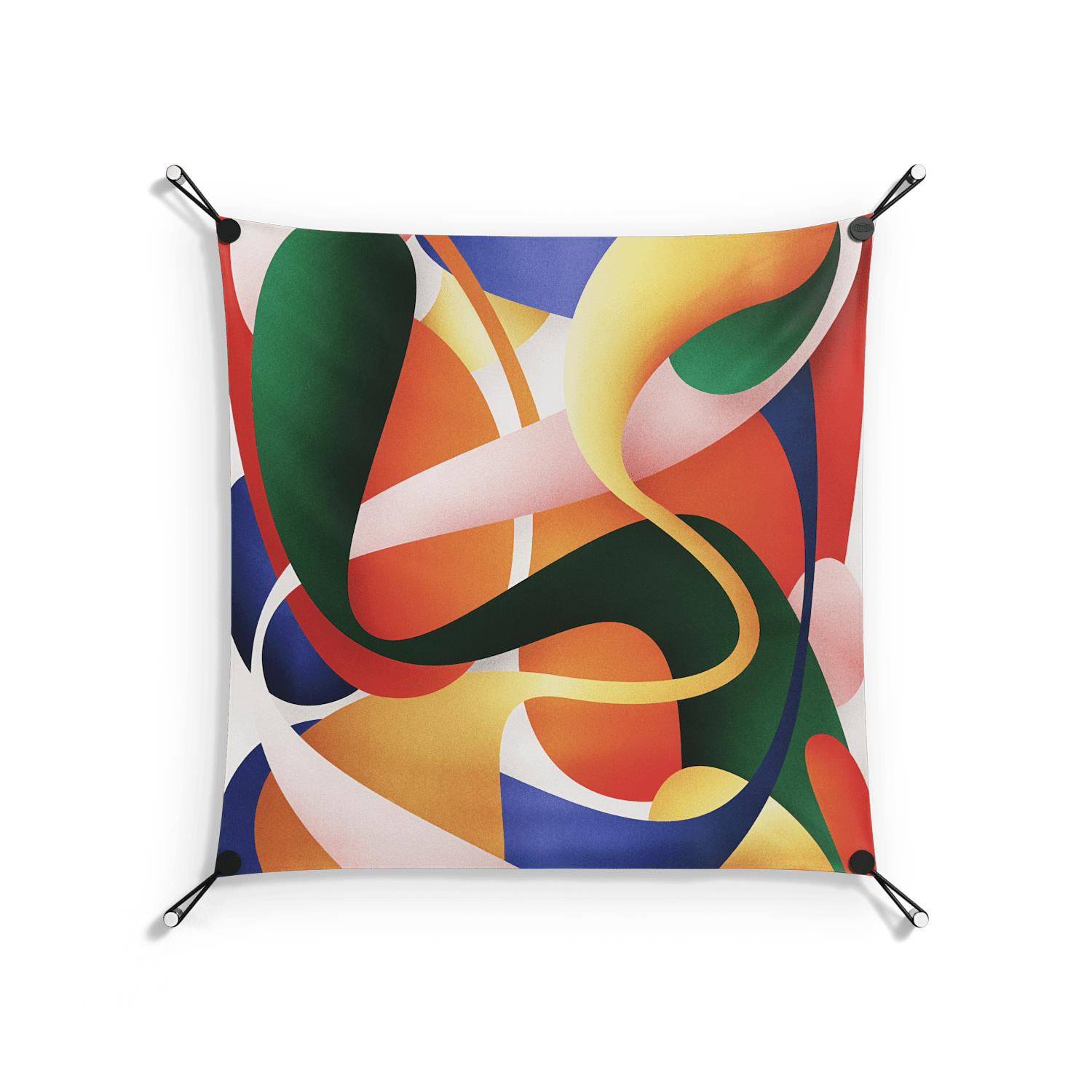 Gloss - Work On Wall - Vratislav Pecka - Black - 70 x 70 cm