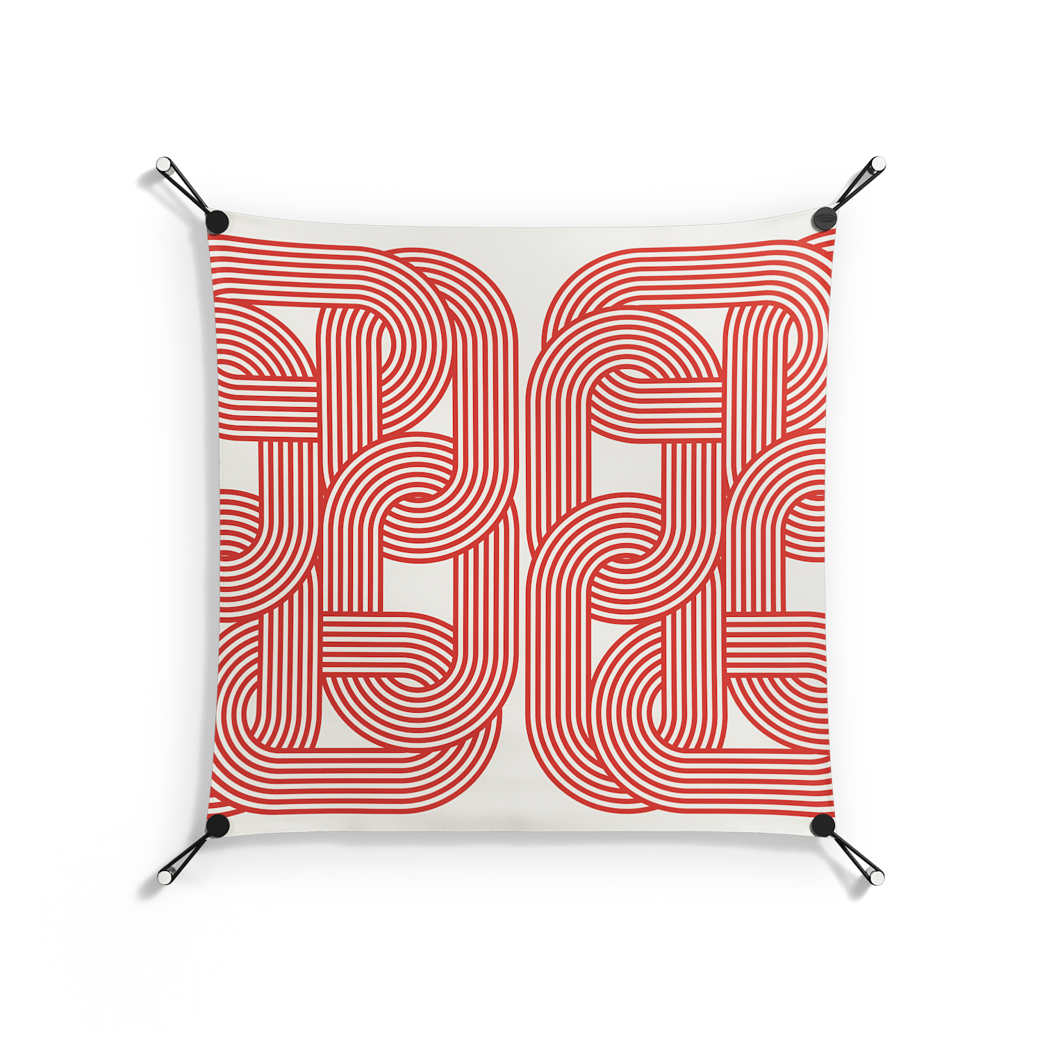 United - Work On Wall - Vratislav Pecka - Silver - 70 x 70 cm