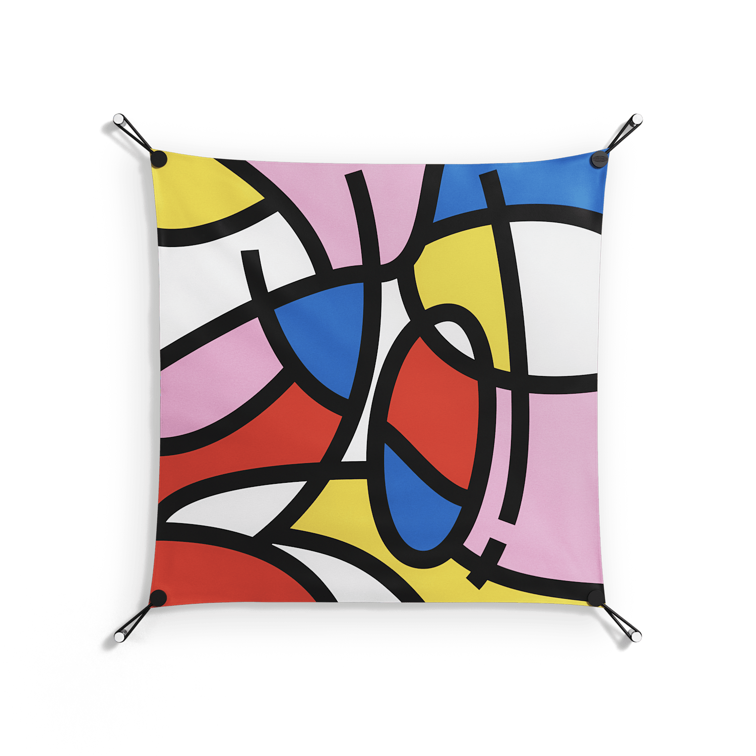 Yo - Work On Wall - Vratislav Pecka - Orange - 70 x 70 cm