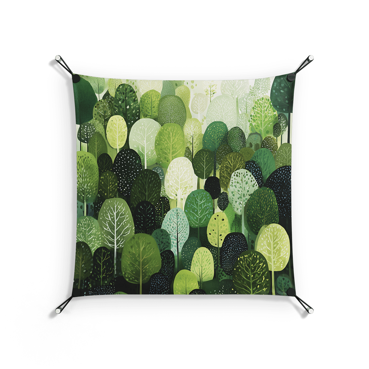 Tummetott - Work On Wall - Nur Rydberg - Orange - 70 x 70 cm