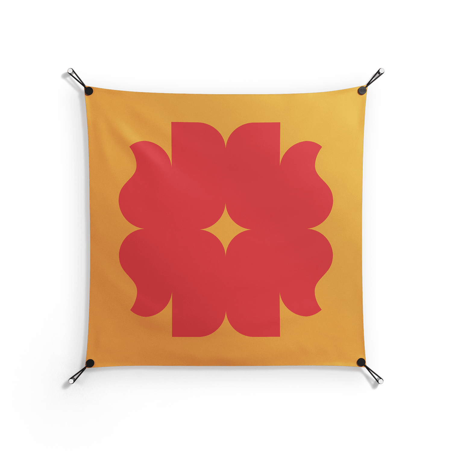 Phonix - Work On Wall - Linus Lohoff - Black - 90 x 90 cm