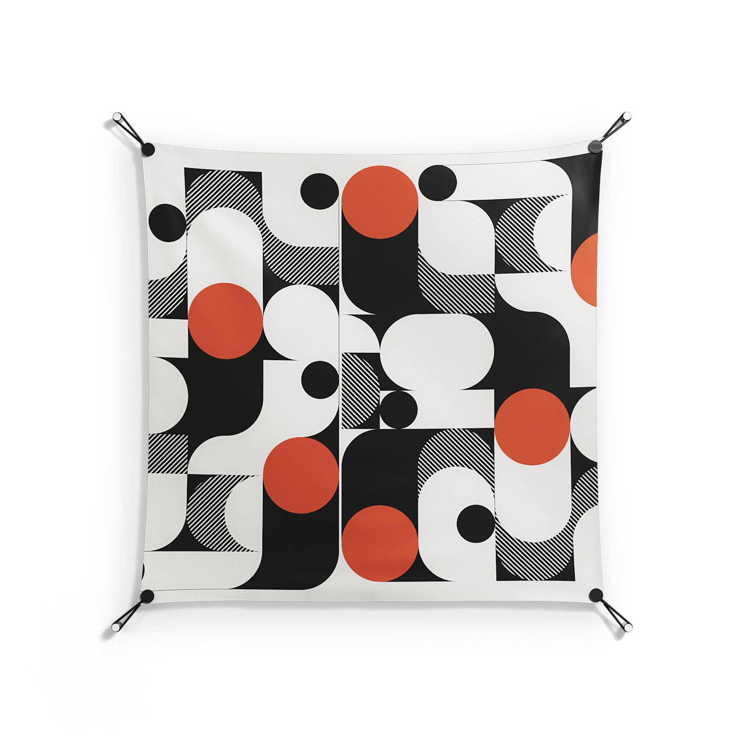 Conserto - Work On Wall - Vratislav Pecka - Black - 90 x 90 cm