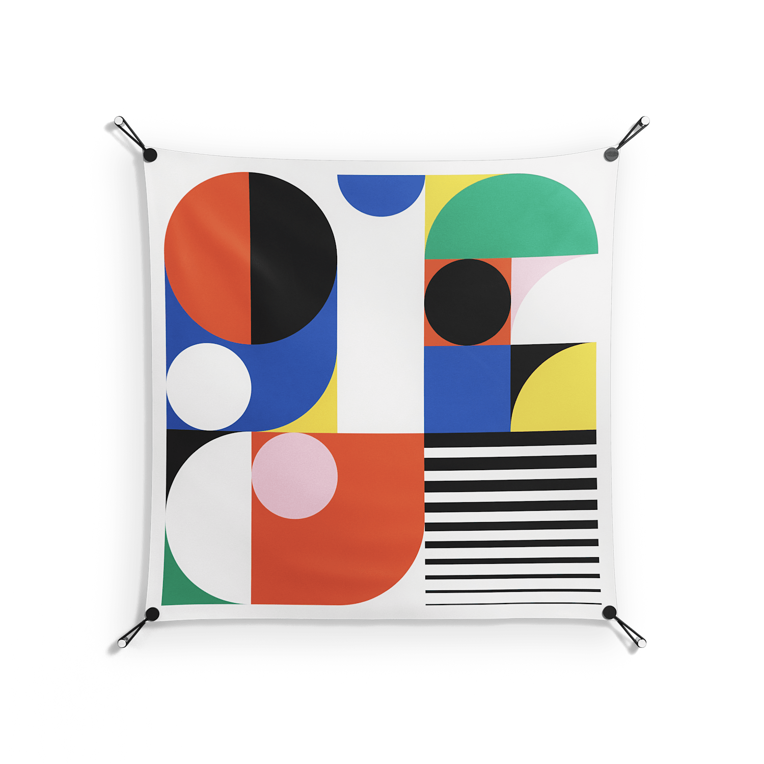 Murano - Work On Wall - Vratislav Pecka - Black - 90 x 90 cm