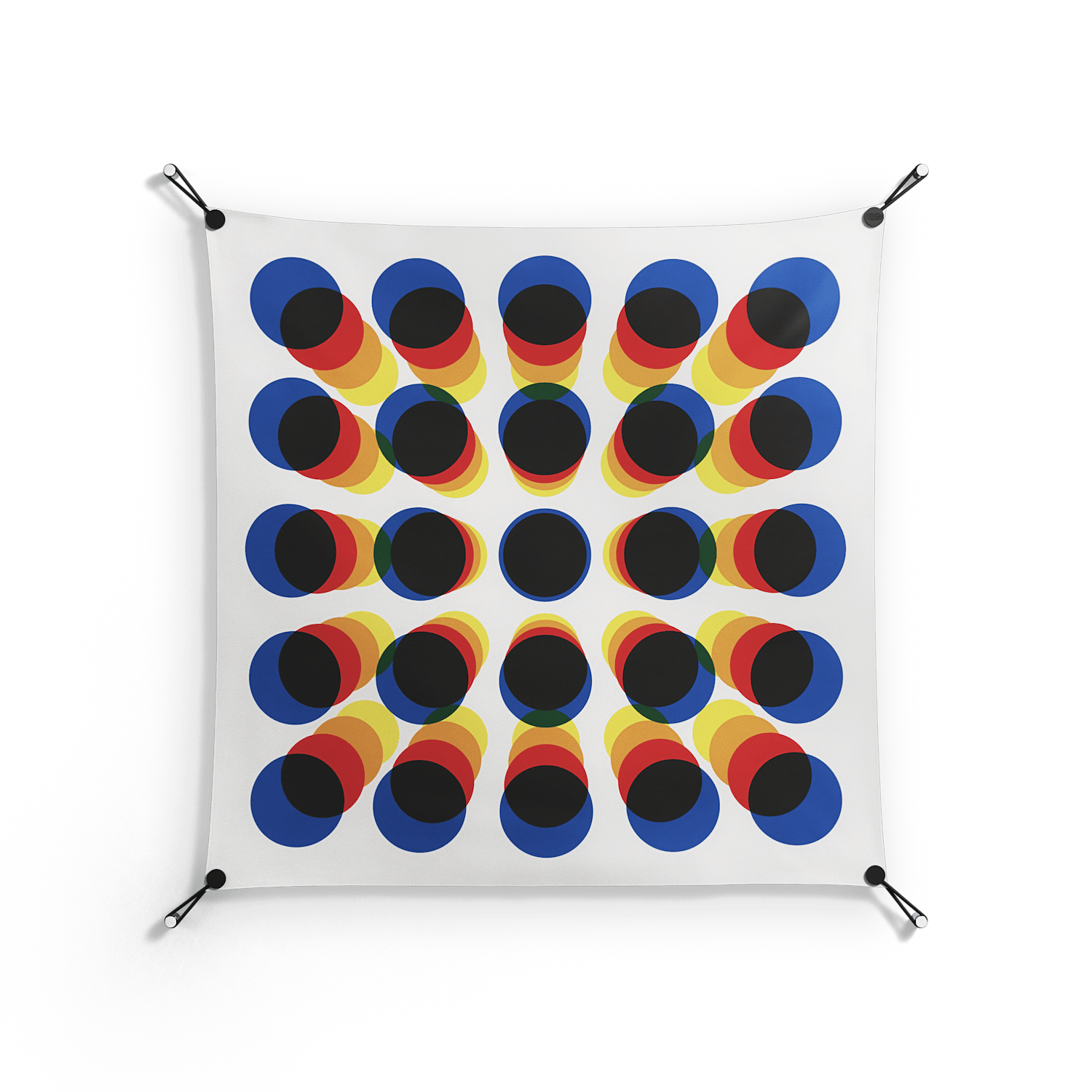 Perspektiva - Work On Wall - Vratislav Pecka - Black - 90 x 90 cm