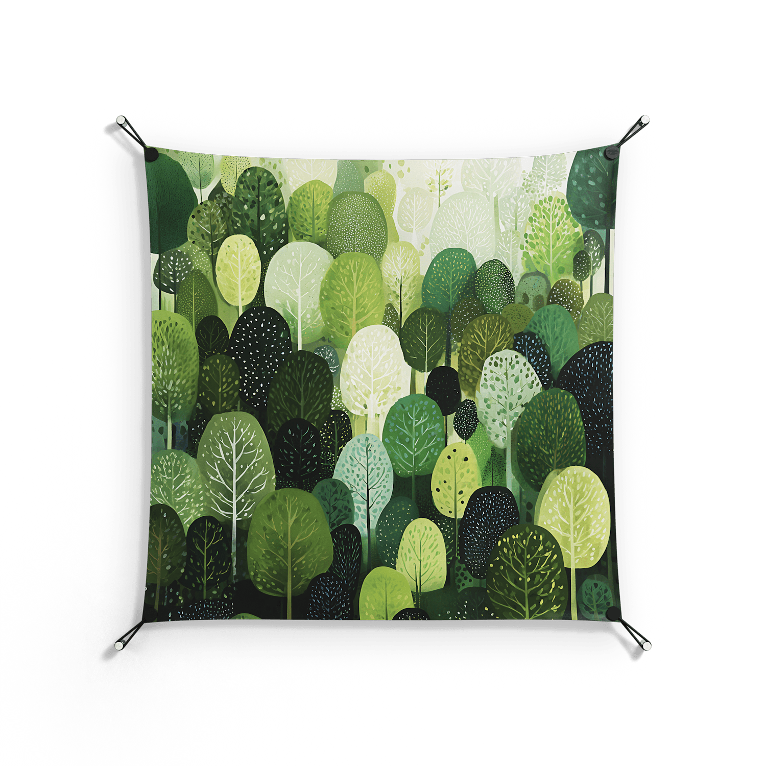 Tummetott - Work On Wall - Nur Rydberg - Black - 90 x 90 cm