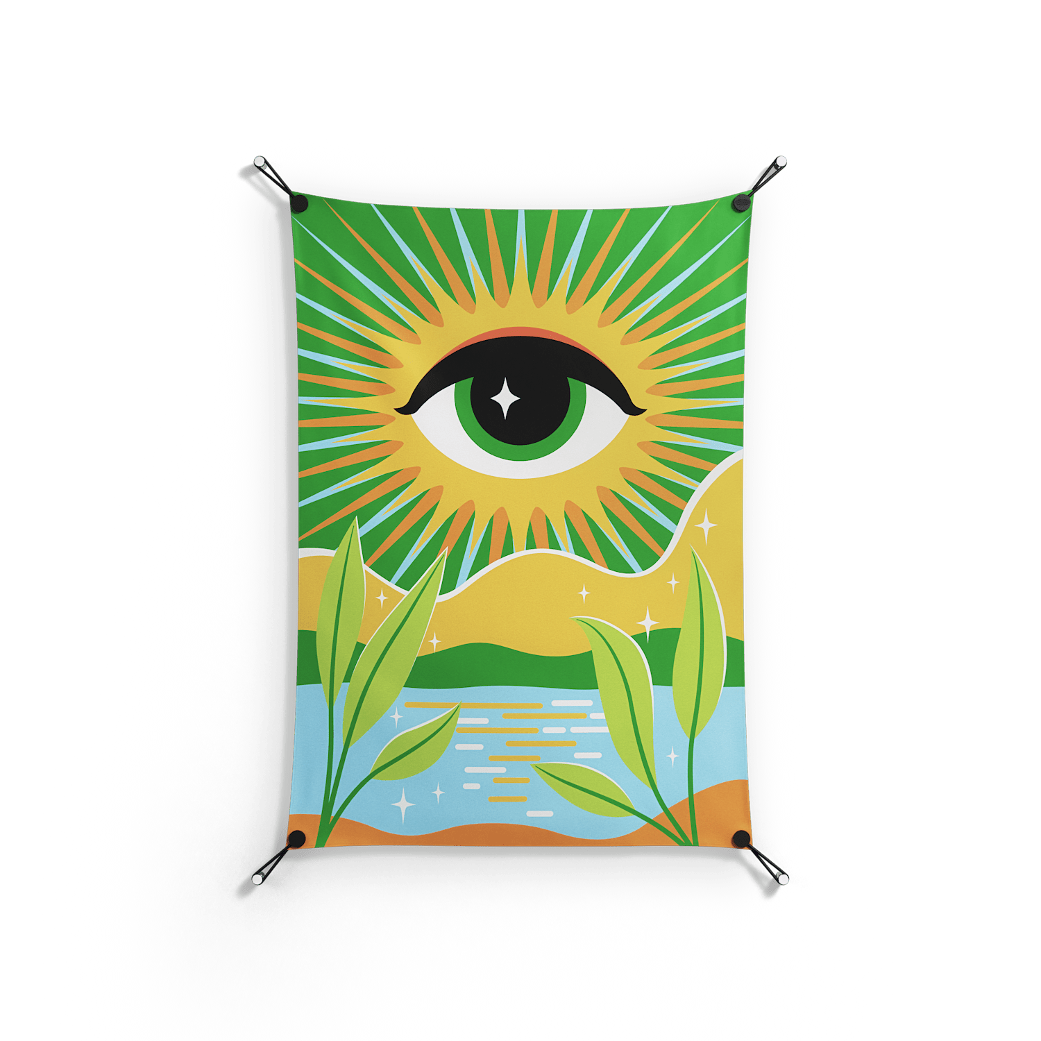 Curiosity - Work On Wall - Heather Zhou - Orange - 70 x 100 cm