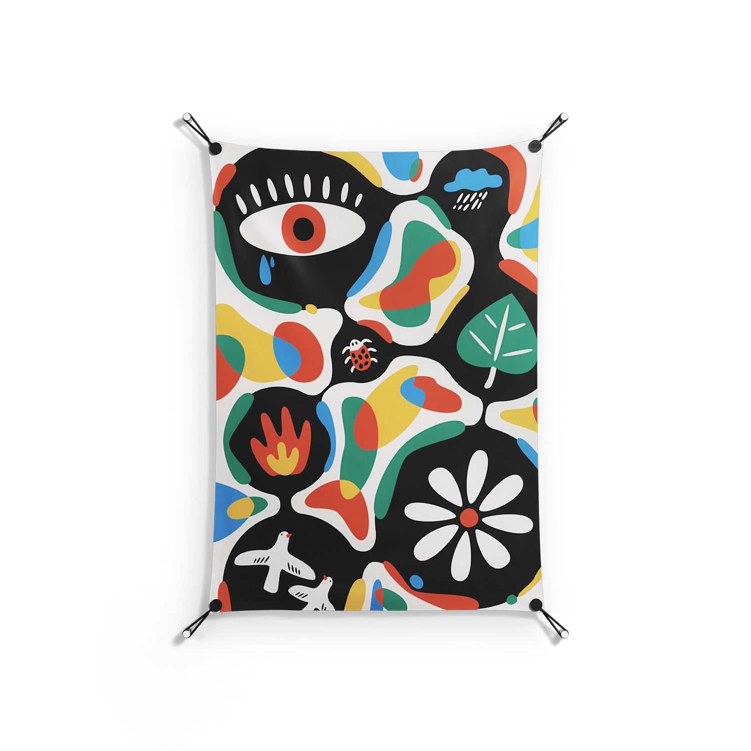 Alive - Work On Wall - Vratislav Pecka - Black - 70 x 100 cm