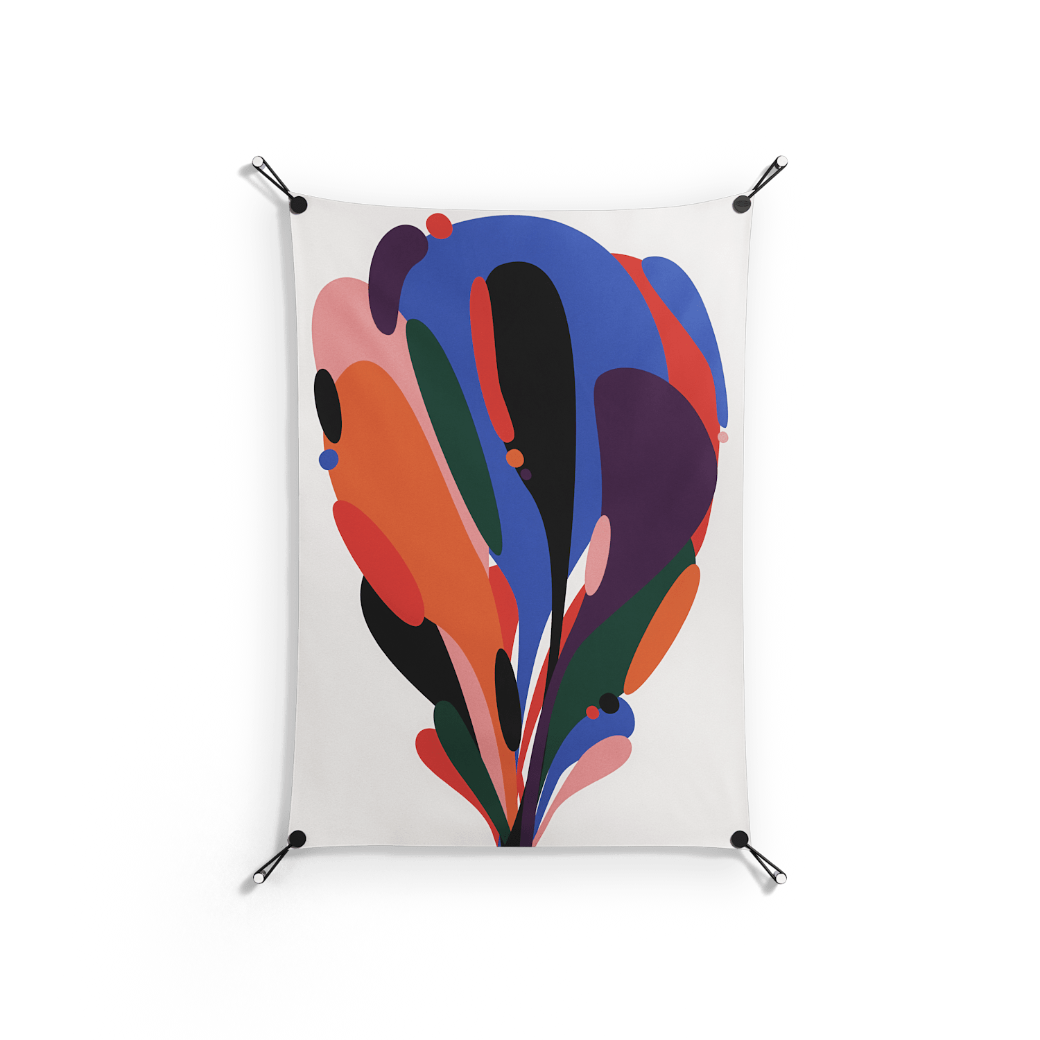 Balloons - Work On Wall - Vratislav Pecka - Silver - 70 x 100 cm