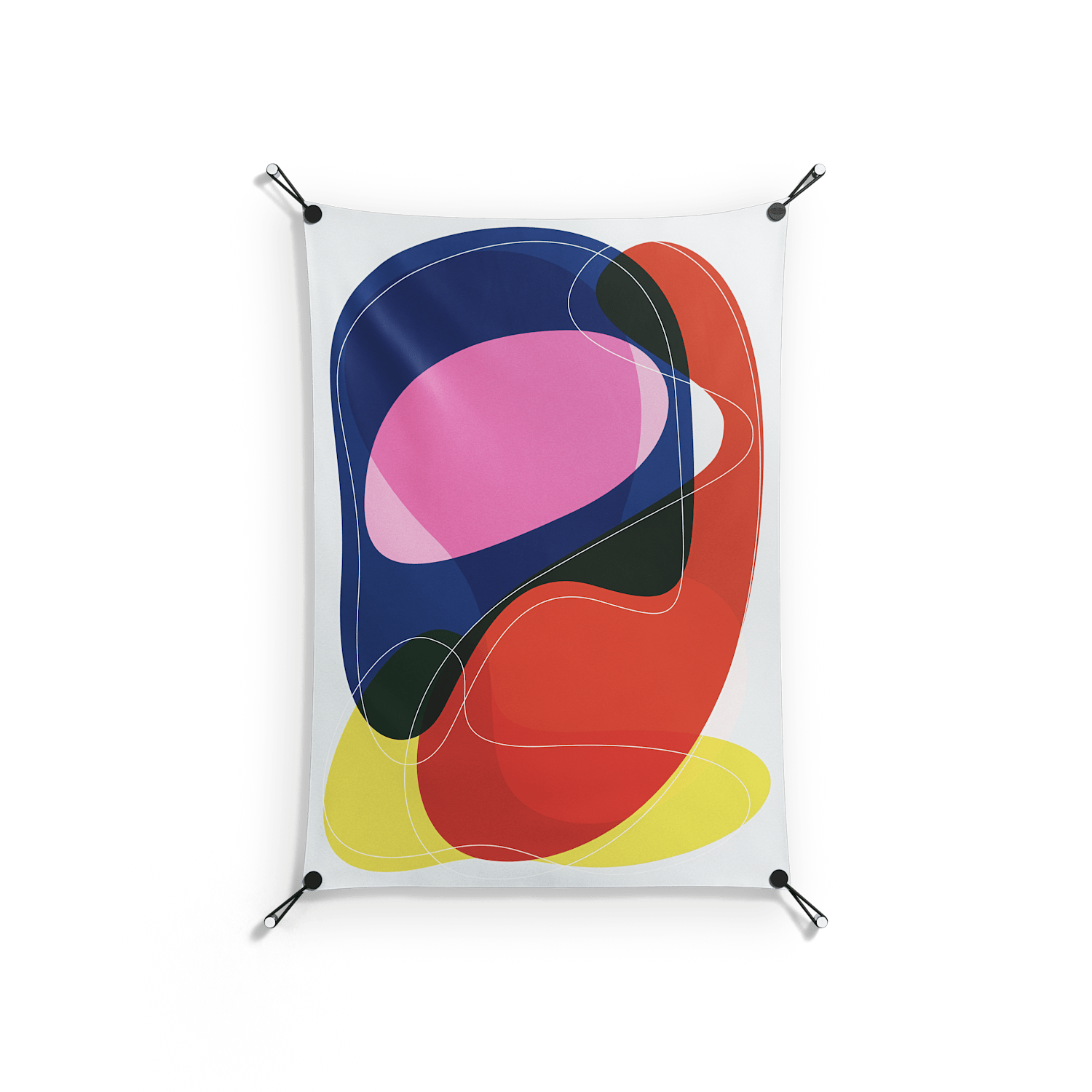 Blends - Work On Wall - Vratislav Pecka - Orange - 70 x 100 cm