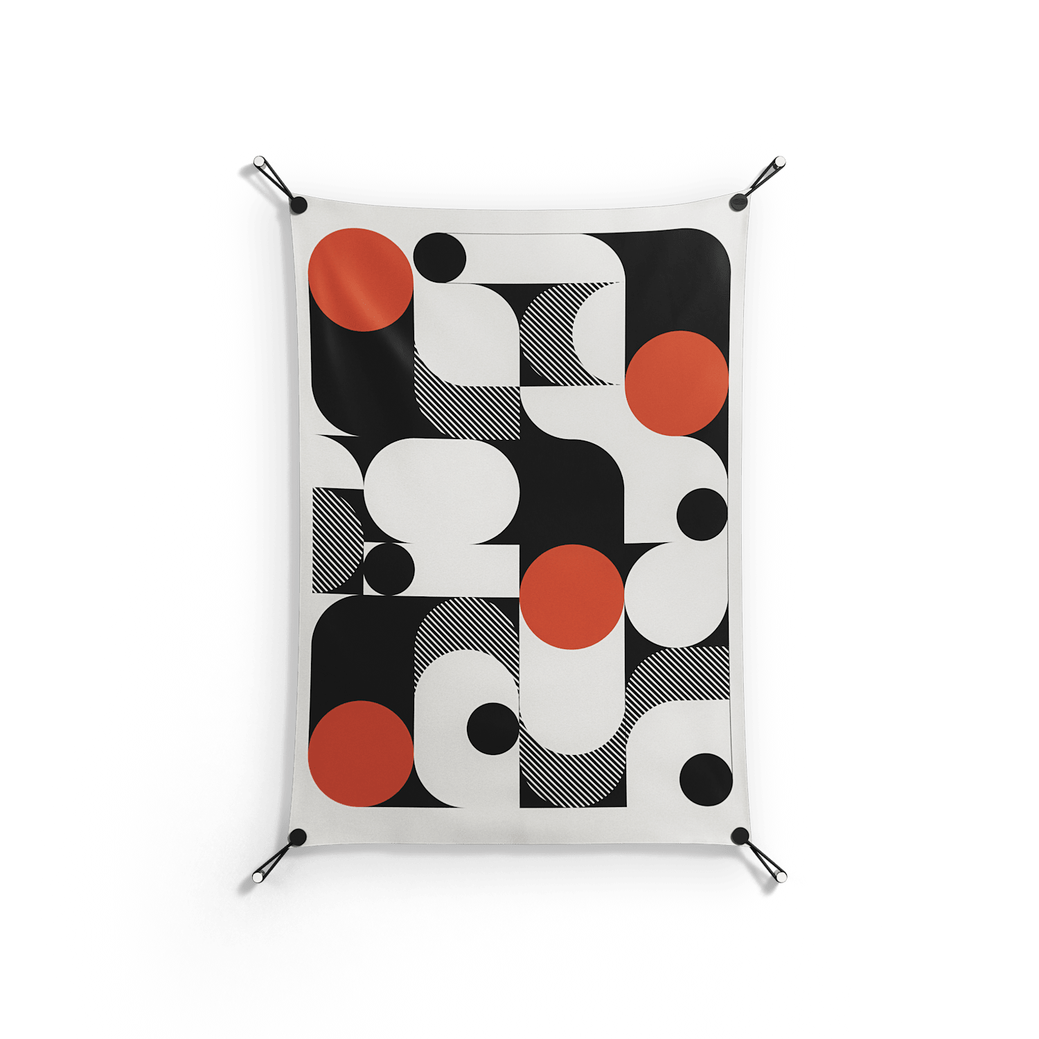 Conserto - Work On Wall - Vratislav Pecka - Orange - 70 x 100 cm