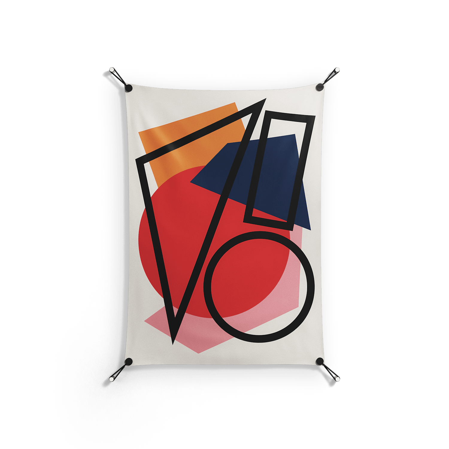 Fuerte - Work On Wall - Vratislav Pecka - Black - 70 x 100 cm