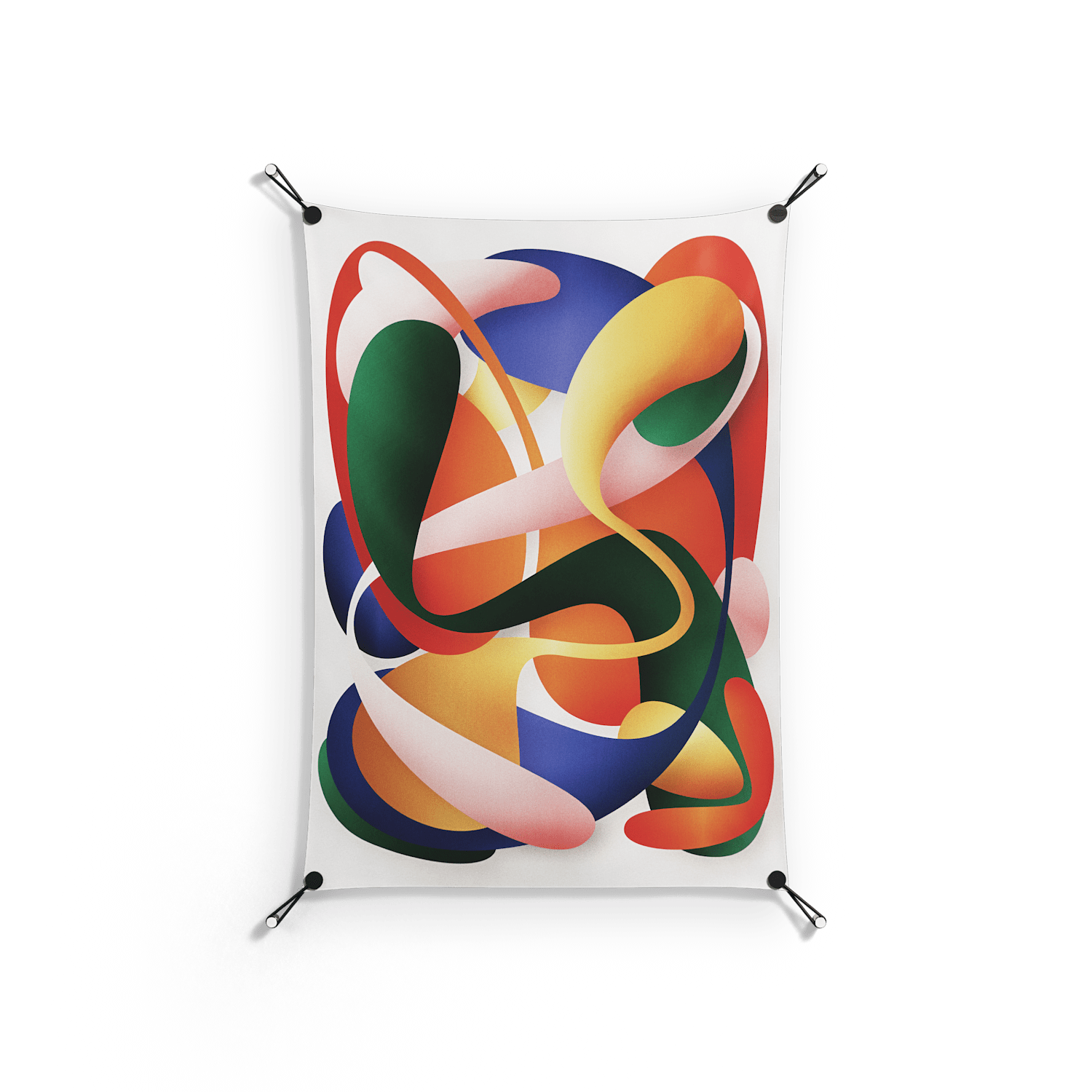 Gloss - Work On Wall - Vratislav Pecka - Orange - 70 x 100 cm