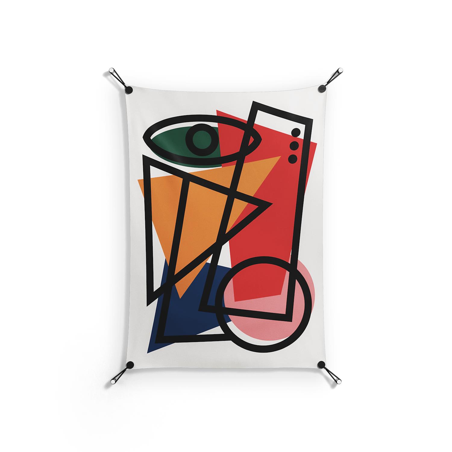 Misplaced - Work On Wall - Vratislav Pecka - Black - 70 x 100 cm