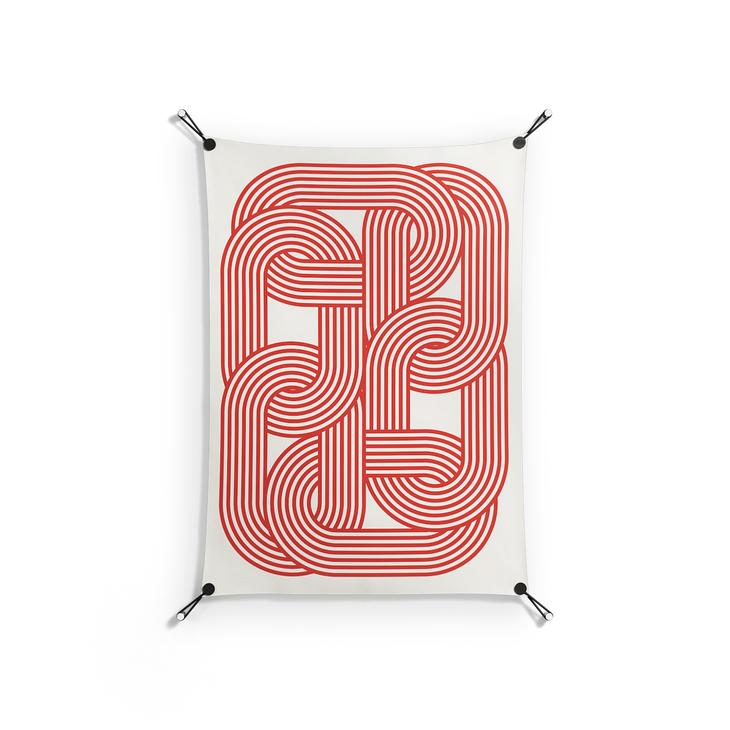 United - Work On Wall - Vratislav Pecka - Orange - 70 x 100 cm