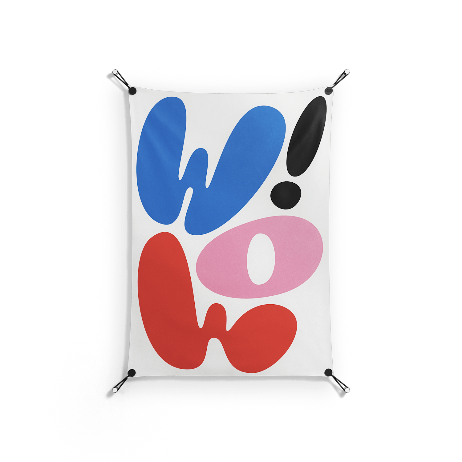 Wow - Work On Wall - Vratislav Pecka - Silver - 70 x 100 cm