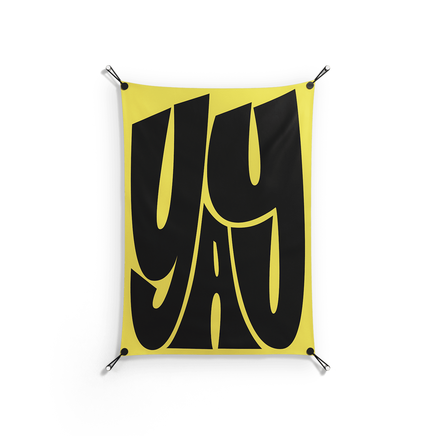 Yay - Work On Wall - Vratislav Pecka - Black - 70 x 100 cm