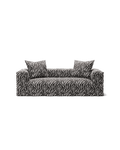 NOMAD - 2 Seat - Chenille Jacquard Zebra Black White