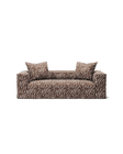 NOMAD - 2 Seat - Chenille Jacquard Zebra Brown White