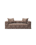 NOMAD - 2 Seat - Chenille Jacquard Zebra Brown White