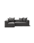 NOMAD - 3 Seater with Chaise Lounge - Left - Brushed Cotton Dark Gray