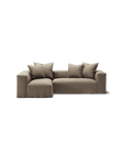 NOMAD - 3 Seater with Chaise Lounge - Left - Pure Linen Natural