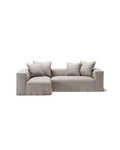 NOMAD - 3 Seater with Chaise Lounge - Left - Textured Blend Beige