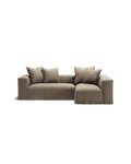 NOMAD - 3 Seater with Chaise Lounge - Right - Pure Linen Natural