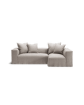 NOMAD - 3 Seater with Chaise Lounge - Right - Textured Blend Beige
