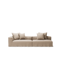 NOMAD - 3 Seat with open end - Right - Brushed Cotton Sandy Beige