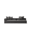 NOMAD - 3 Seat with open end - Right - Brushed Cotton Dark Gray