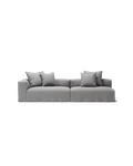 NOMAD - 3 Seat with open end - Right - Brushed Cotton Light Gray