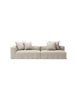 NOMAD - 3 Seat with open end - Right - Pure Linen Off-White
