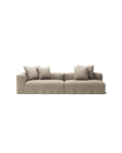NOMAD - 3 Seat with open end - Right - Pure Linen Sandy Beige