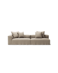 NOMAD - 3 Seat with open end - Right - Pure Linen Sandy Beige