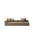 NOMAD - 3 Seat with open end - Right - Pure Linen Natural