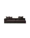 NOMAD - 3 Seat with open end - Right - Pure Linen Truffle Brown