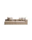 NOMAD - 3 Seat with open end - Left - Brushed Cotton Sandy Beige