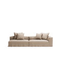 NOMAD - 3 Seat with open end - Left - Brushed Cotton Sandy Beige