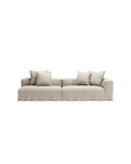 NOMAD - 3 Seat with open end - Left - Pure Linen Off-White