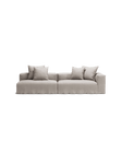 NOMAD - 3 Seat with open end - Left - Textured Blend Beige