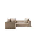 NOMAD - 4 Seat Corner - Left - Brushed Cotton Sandy Beige