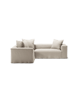 NOMAD - 4 Seat Corner - Left - Pure Linen Off-White