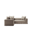 NOMAD - 4 Seat Corner - Left - Pure Linen Pale Gray
