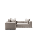 NOMAD - 4 Seat Corner - Left - Textured Blend Beige